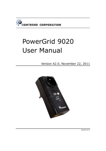 PG9020 User Manual