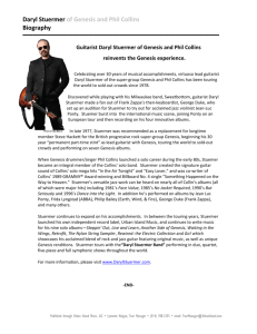 Daryl Stuermer of Genesis and Phil Collins Biography