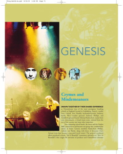genesis - Hal Leonard