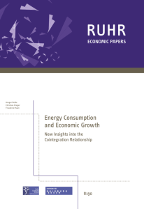 Energy Consumption and Economic Growth