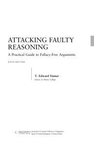 attacking faulty reasoning