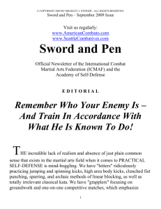 Sword and Pen - American Combato