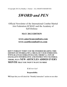 May 2012 - Sword and Pen