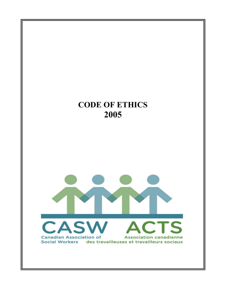 Social Work Code Of Ethics Canada