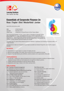 Essentials of Corporate Finance 2e