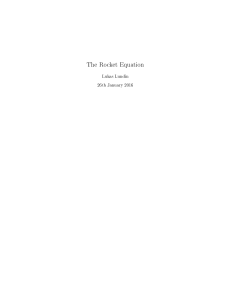 The Rocket Equation