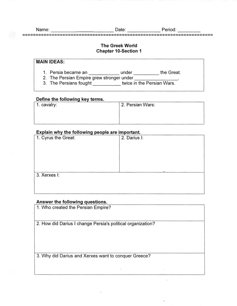 Greece Engineering An Empire Worksheet Answers Ivuyteq