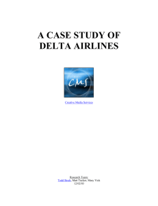 DELTA AIRLINES Operational Cost Saving Strategies