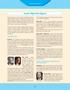 Israel's High-Tech Figures
