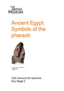 Ancient Egypt: Symbols of the pharaoh
