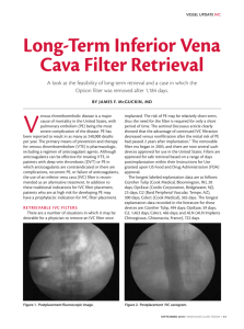 Long-Term Inferior Vena Cava Filter Retrieval