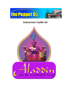 Instructors Guide for Aladdin