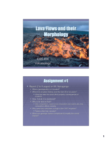06EAS458 Lava Flows