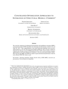 constrained optimization approaches to