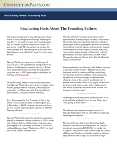 Fascinating Facts About The Founding Fathers