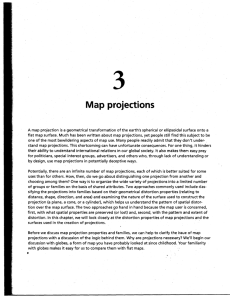 Map projections