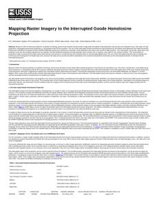 Mapping Raster Imagery to the Interrupted Goode Homolosine