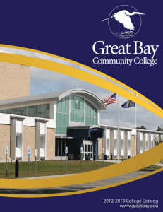 College Catalog 2012 - 2013 - Great Bay Community College