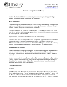 Circulation Policy Document