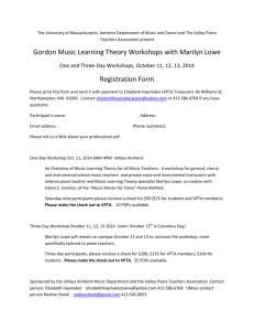 Gordon Music Learning Theory Workshops with Marilyn Lowe