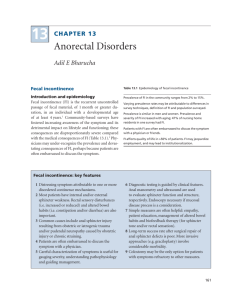 Anorectal Disorders