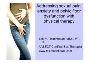 The Core and Female Sexual Dysfunction