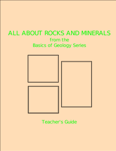 all about rocks and minerals