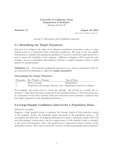 5.1 Identifying the Target Parameter