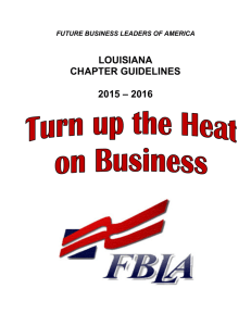louisiana chapter guidelines 2015 – 2016