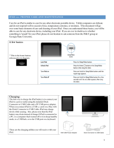 iPad Proper Care - Knightdaletechno