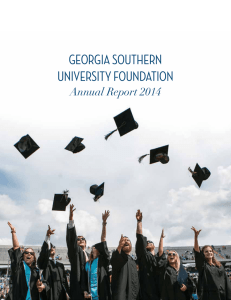 Annual Report 2014  - Support Georgia Southern