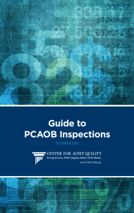 Guide to Pcaob Inspections