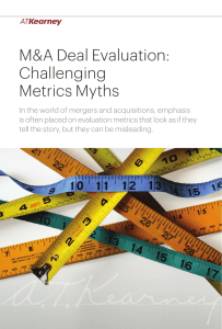 M&A Deal Evaluation: Challenging Metrics Myths