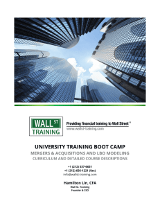 Curriculum - Wall Street Training
