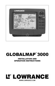 GlobalMap 3000 MT Owners Manual