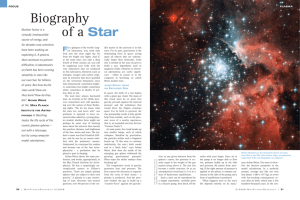 Biography of a Star - Max-Planck
