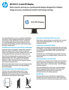 HP Z22i 21.5-inch IPS Display