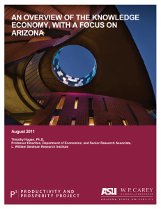 an overview of the knowledge economy, with a focus on arizona