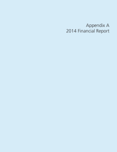 Appendix A 2014 Financial Report
