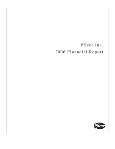 Pfizer's 2006 Financial Report