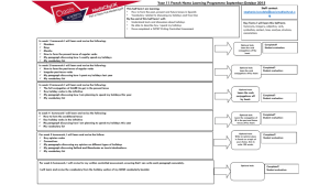 Year 11 French Home Learning Programme September