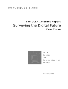 The UCLA Internet Report – “Surveying the Digital Future