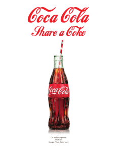 Share A Coke - Portfolios - The University of Kansas