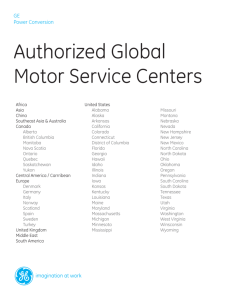 Authorized Global Motor Service Centers