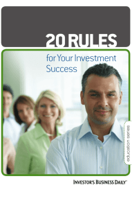 20 RULE S - Investor's Business Daily