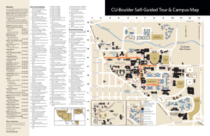 CU-Boulder Self-Guided Tour & Campus Map