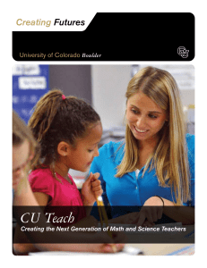 CU Teach - University of Colorado Foundation