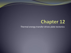 Chapter 12 Plate Tectonics