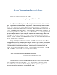 George Washington's Economic Legacy