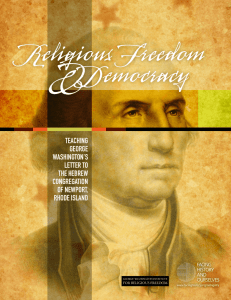 Religious Freedom & Democracy: Teaching George Washington's
